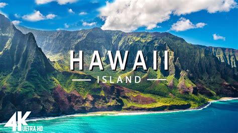 Flying Over Hawaii K Uhd Relaxing Music Along With Beautiful