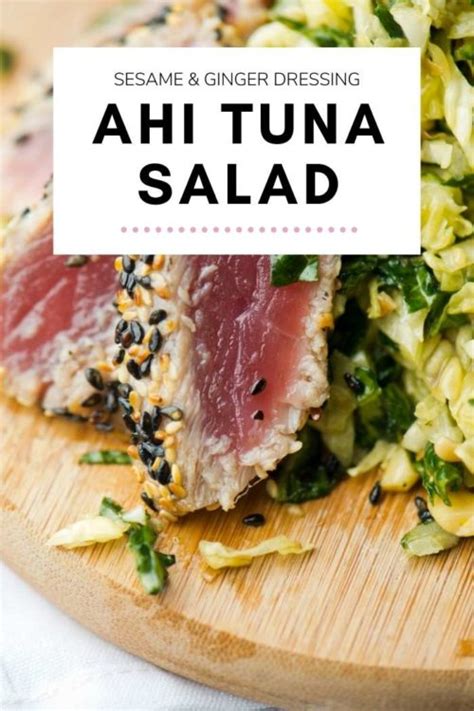 Ahi Tuna Salad - TheEatDown