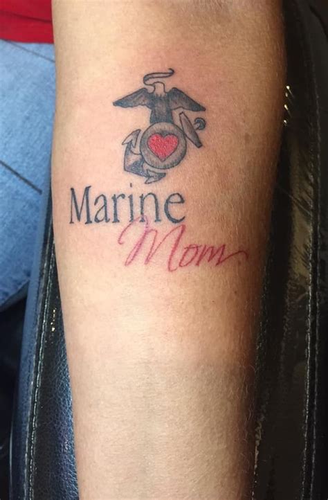 Marine MoM Tattoo Marine Mom Tattoo Usmc Mom Tattoo Mom Tattoos