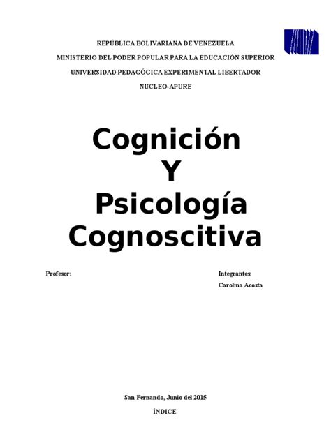 Concepto De Cognición Psicología Cognitiva Sicología Y Ciencia Cognitiva Prueba Gratuita