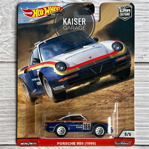 Hot Wheels Premium Car Culture Porsche 959 1986 Shopee Malaysia