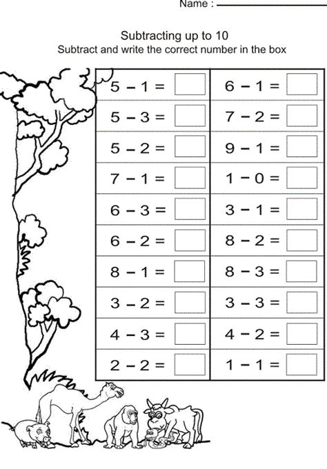 Math Grade 1 Worksheets