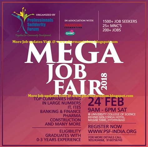 Mega Recruitment Drive 2018 25 Mncs And 500 Jobs On 24th Feb 2018