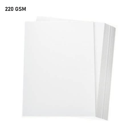 Yasen Double Sided Matte Calling Card Paper A4 Size Cardstock Paper 50