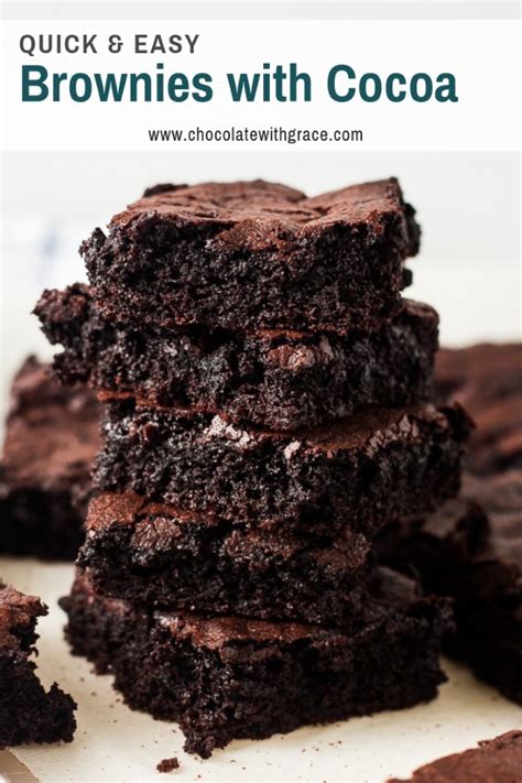 Quick Easy Chocolate Fudge Brownie Recipe Deporecipe Co