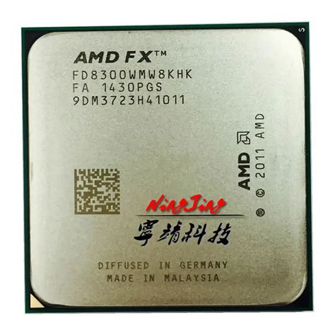 AMD FX 8300 FX 8300 FX8300 3.3 GHz Eight Core 8M Processor Socket AM3 ...