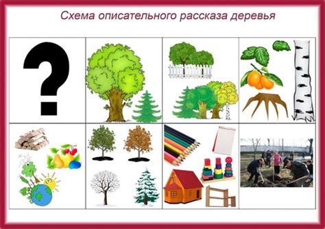 Схема дерева для дошкольников - 55 фото