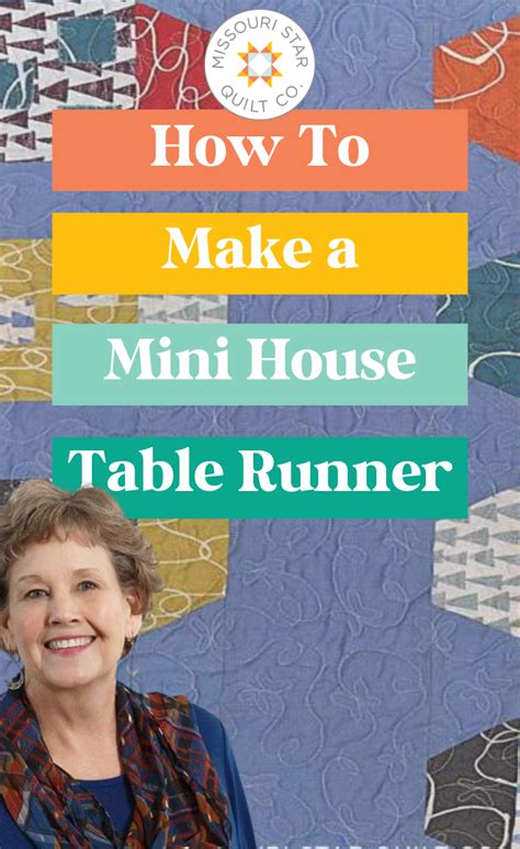 Easy Diy Mini House Table Runner