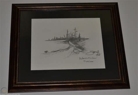 The Andy Griffith Show Original 1/1 Pencil Drawing of Myers Lake End ...