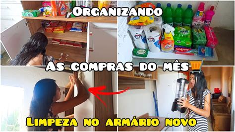 Organizando As Compras Do M S Limpeza Organiza O Do Meu Arm Rio