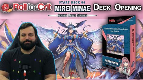 Cardfight Vanguard OverDress Mirei Minae Sealed Blaze Maiden Deck