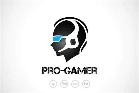 Pro Gamer Logo Template | Creative Logo Templates ~ Creative Market