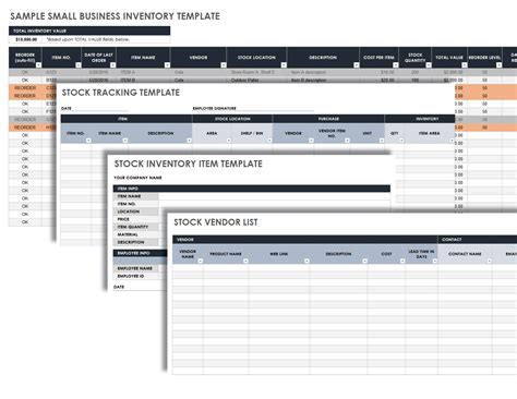 Free Small Business Inventory Templates | Smartsheet