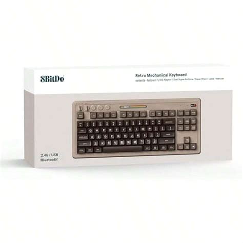 Bitdo Retro Mechanical Keyboard Keys Bluetooth G Usb C Hot Swap Gaming Keyboard Dual