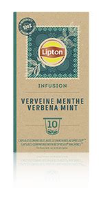 Lipton Thé Vert Marrakech Mint 10 Capsules Compatibles Nespresso