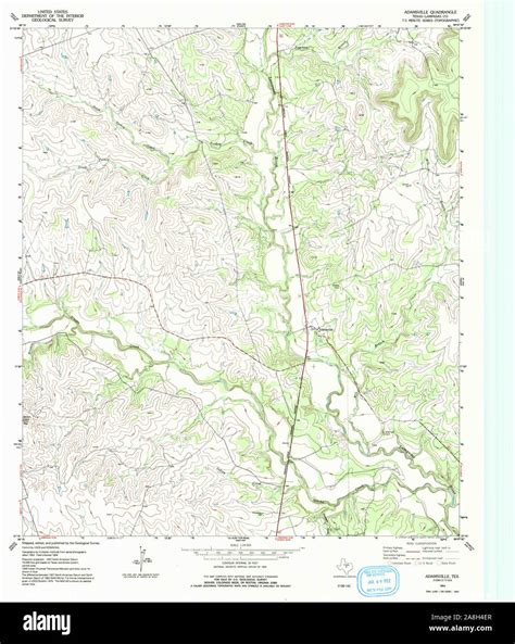 Map Of Adamsville Hi Res Stock Photography And Images Alamy