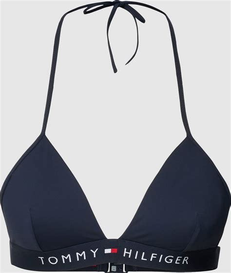 Tommy Hilfiger Bikini Oberteil UW0UW04109 Dunkelblau Price