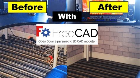 Making A 3d Printed Cable Management System With Freecad Youtube