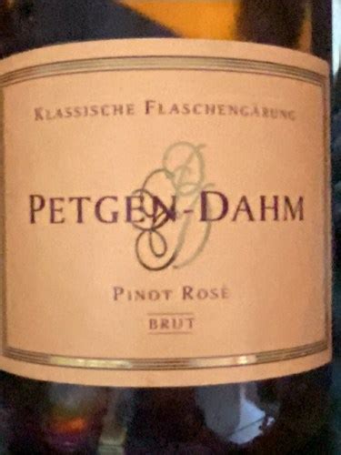 Petgen Dahm Pinot Rosé Brut Vivino US