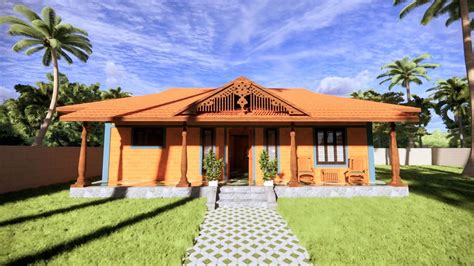 Kerala Style Mud Interlock Traditional House L Eco Friendly L Budget