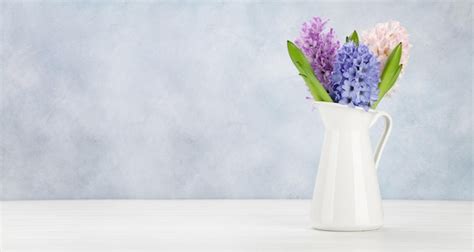 Premium Photo | Hyacinth flowers bouquet