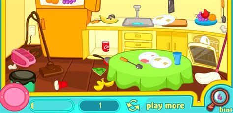 Messy Kitchen Clean Up Games App On Amazon Appstore Clip Art Library