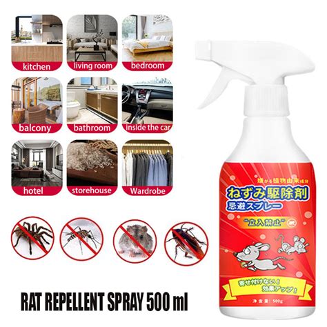 Rat Spray Killer Rat Repellent Spray Can Repel Mice Cockroaches ...