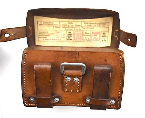 IMCS Militaria Wehrmacht Light Brown Medic Pouch