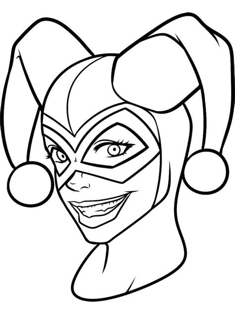 Desenhos De Arlequina Harley Quinn Para Colorir Pintar E Imprimir