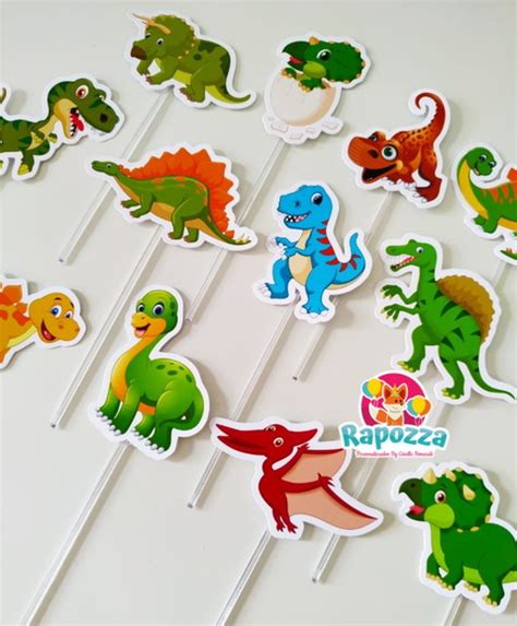 Topper Dinossauros Elo7 Produtos Especiais