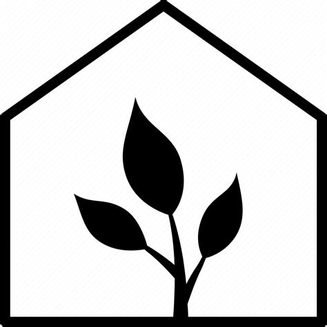 Greenhouse Glasshouse Green House Garden Nursery Plant Icon