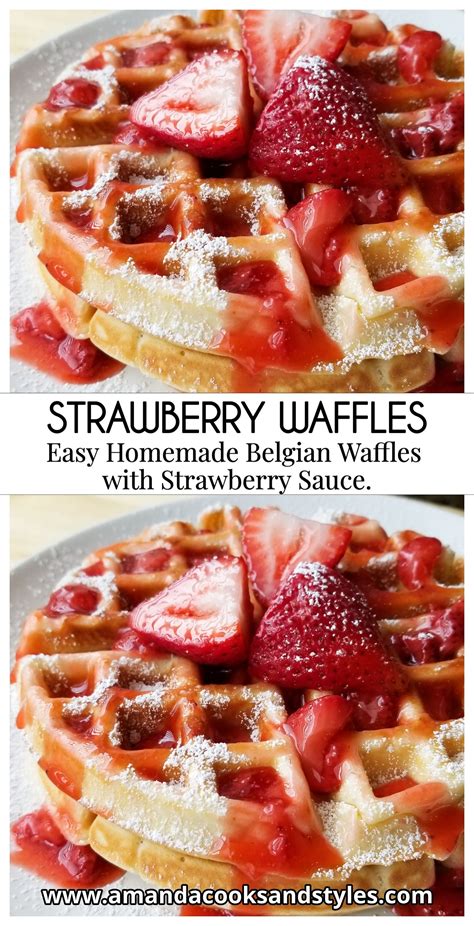 Belgian waffles toppings – Artofit