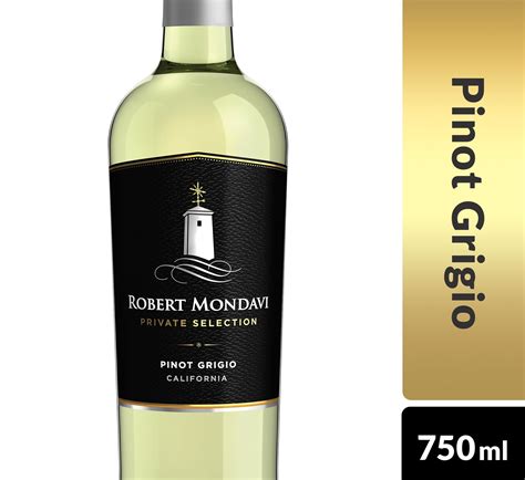 Robert Mondavi Private Selection Pinot Grigio White Wine 750 Ml