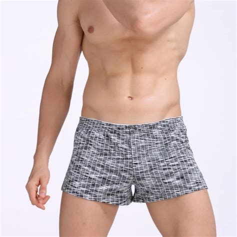 New Men Sexy Underwear Boxers Fashion Casual Boxer Shorts Trunks Men Sleep Bottoms Gay Underpant