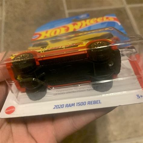Mattel Toys Hot Wheels Ram Rebel Treasure Hunt Search And Rescue Coast Patrol Car