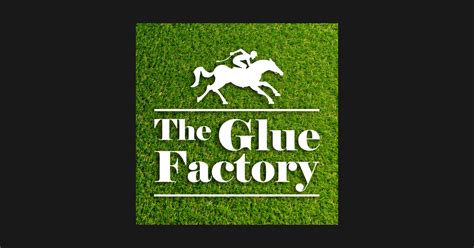 Glue Factory Logo Glue Factory Podcast Sticker Teepublic