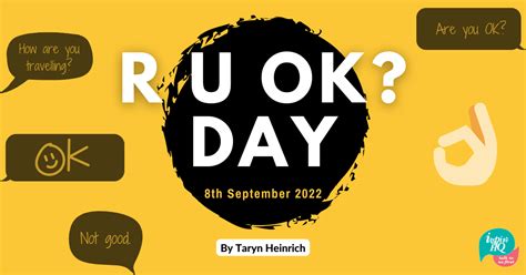 R U OK? Day - Thursday 8th September 2022 | Inspire HQ