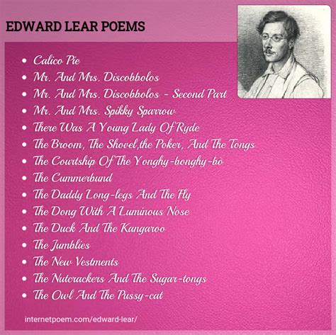 Edward Lear Poems