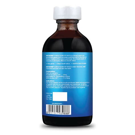 Betadine Gargle And Mouthwash Mint 240ml Am Pm Pharmacy Estore