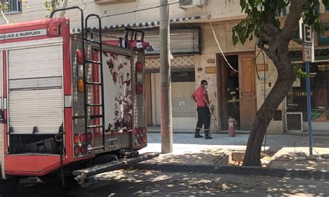 Susto En Pleno Centro Por Un Incendio En Una Vivienda