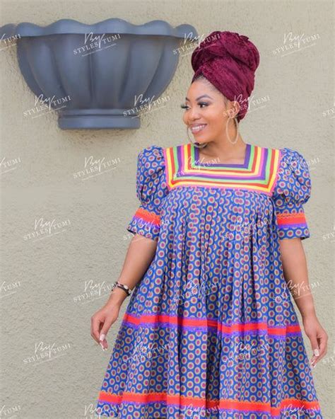 Yelehele Ya Sepedi Shweshwe Dresses African Print Dress Designs African Traditional Wear