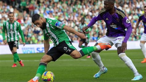 Betis 2 1 Valladolid La Liga Narración resultado y goleadores del