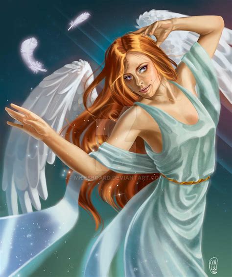 Archangel Haniel By Milesboard On Deviantart