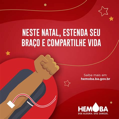 Estoque Cr Tico Hemoba Lan A Campanha De Natal Para Incentivo