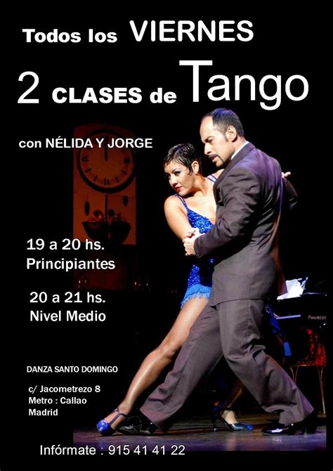 Dos Clases De Tango En Madrid Escuela De Baile Santo Domingo