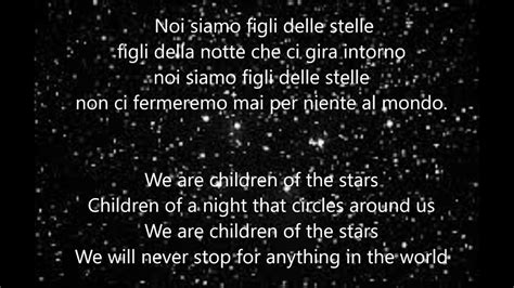 Alan Sorrenti Figli Delle Stelle English Lyrics YouTube