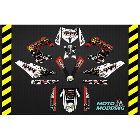 Kit Adhesivos Derbi Senda X Treme Rockstar