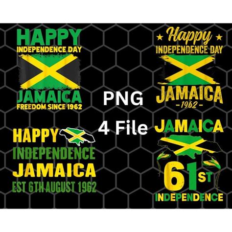 Happy Independence Day Jamaica 1962 Png 4 File Proud Jamaic Inspire