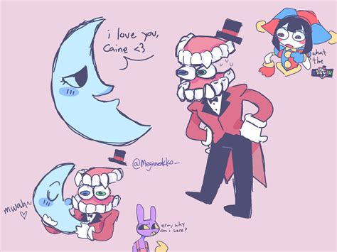 Moon X Caine Doodles By Yumekko On Newgrounds