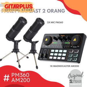 Jual Paket Podcast Orang Maonocaster Au Am Dan Pm Tr Bundle